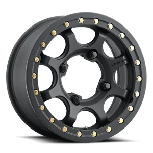 Vision Wheel ATV – 351 FLOW BEADLOCK – Black – 15″x6″ 50.6mm – All weather Wheels – 351BLA156136SBBR55